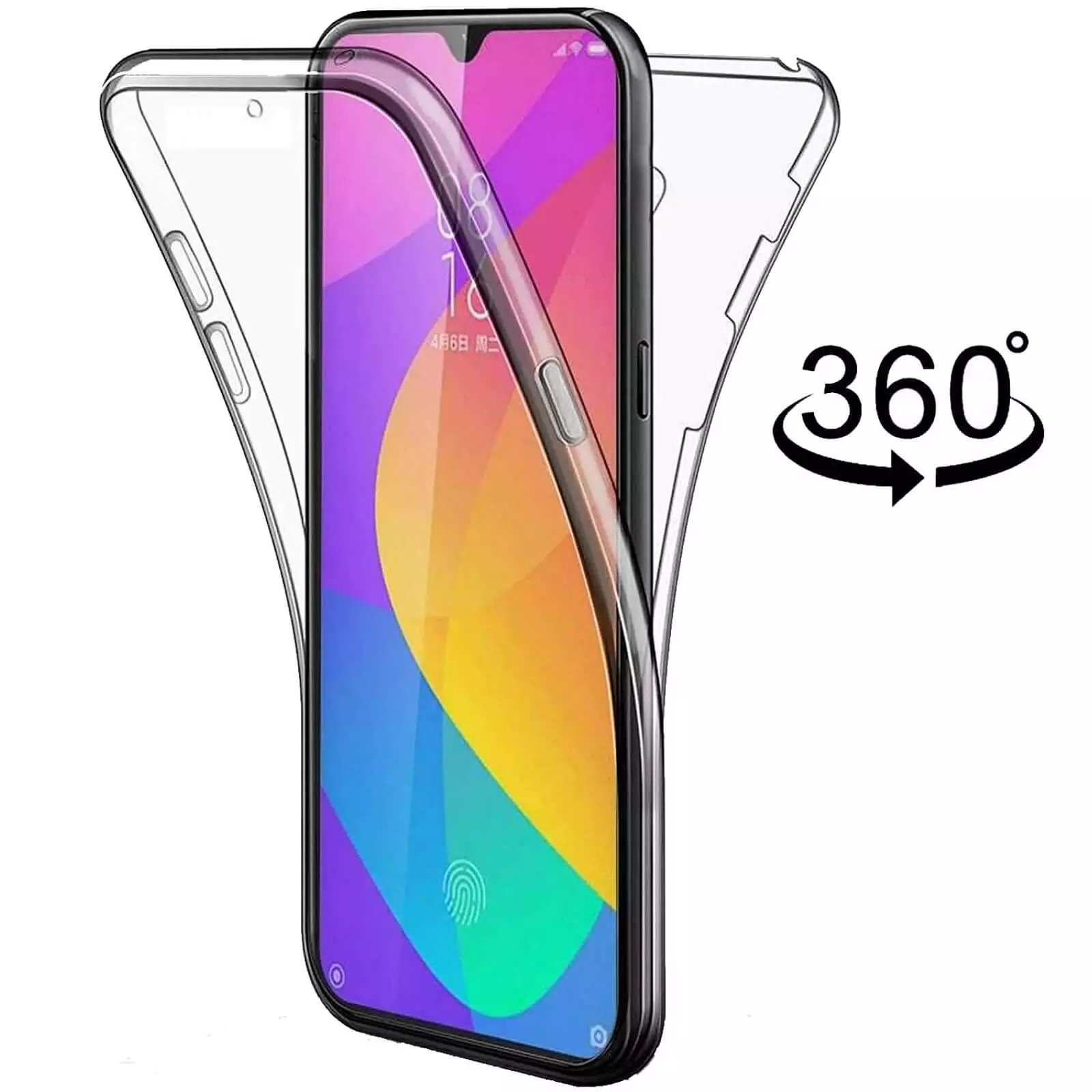 Husa 360 de grade silicon fata spate Oppo Find X5 Lite Transparenta Lax [5]