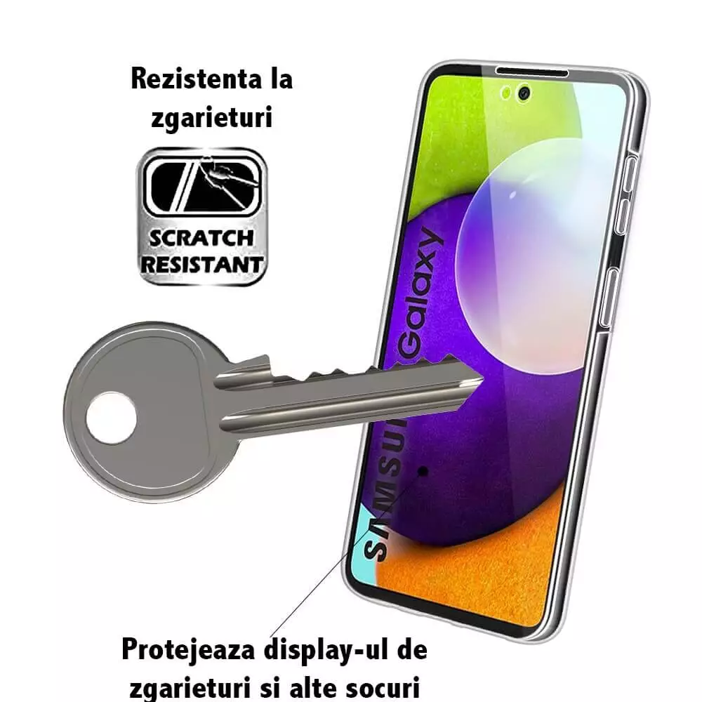 Husa 360 de grade silicon fata spate Samsung Galaxy A32 4G Transparenta Lax [2]