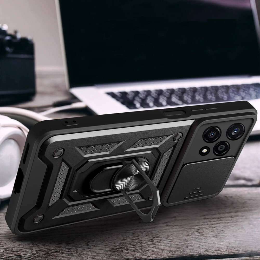 Husa Antisoc Honor 200  cu Protectie Camera Negru TCSS [5]
