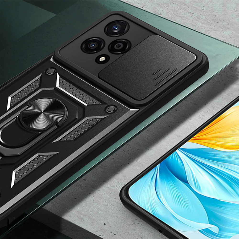 Husa Antisoc Honor 200  cu Protectie Camera Negru TCSS [3]