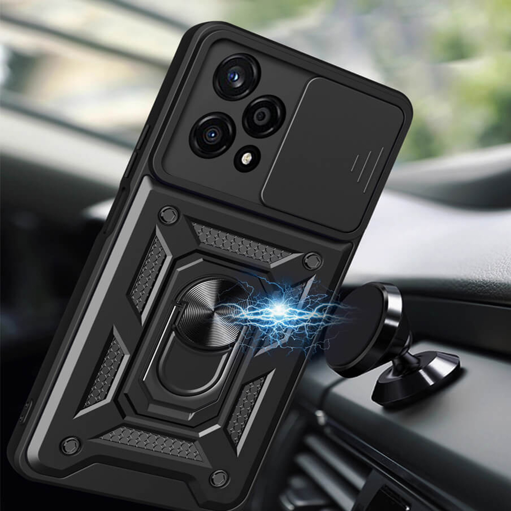 Husa Antisoc Honor 200  cu Protectie Camera Negru TCSS [4]
