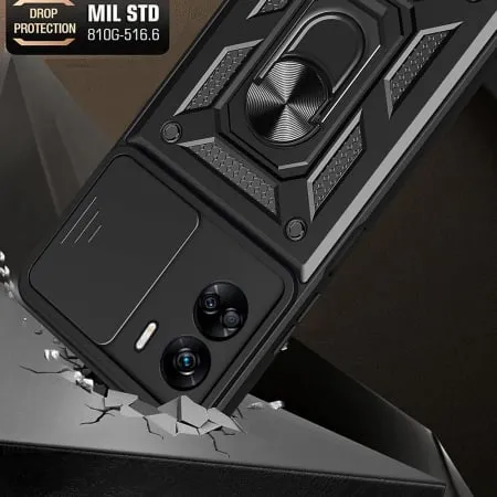 Husa Antisoc Honor 90 Lite  cu Protectie Camera Negru TCSS [2]