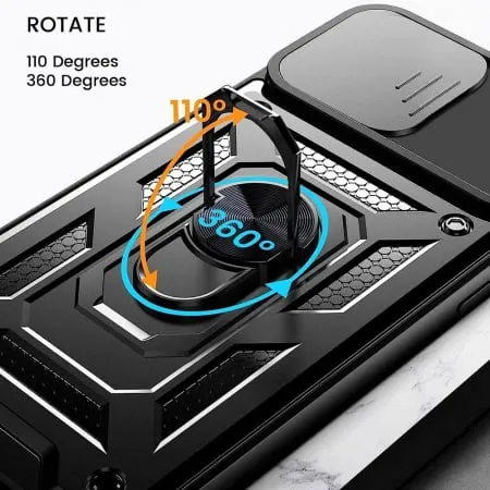Husa Antisoc Honor 90 Lite  cu Protectie Camera Negru TCSS [6]
