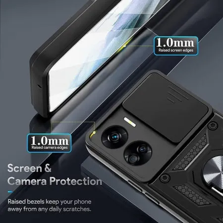 Husa Antisoc Honor 90 Lite  cu Protectie Camera Negru TCSS [5]