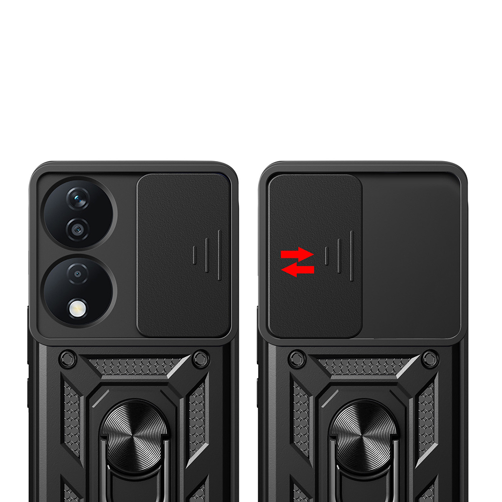 Husa Antisoc Honor X7b / X7b 5G / 90 SMART  cu Protectie Camera Roz TCSS [2]