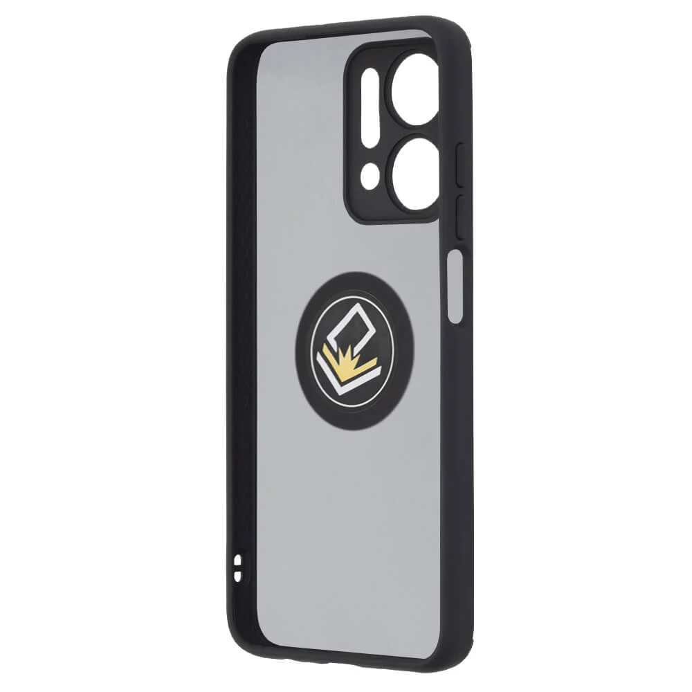 Husa Antisoc Huawei Honor X7a cu Inel Negru Stand Glinth [3]