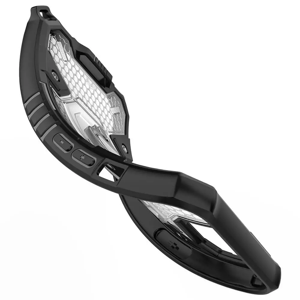 Husa Antisoc iPhone 12 Pro cu Inel Albastru Techsuit HNCB [4]