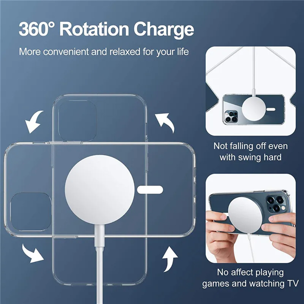 Husa Antisoc iPhone 13 MagSafe Incarcare Wireless Mov Inchis TMSF [6]