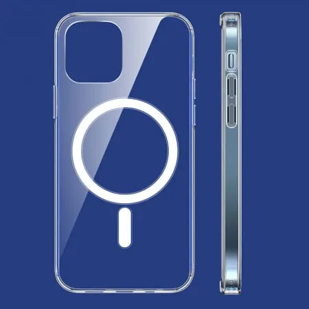 Husa Antisoc iPhone 15 MagSafe Pro Incarcare Wireless Transparenta [2]