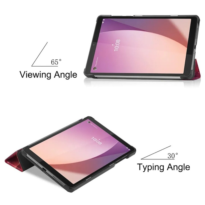 Husa pentru Lenovo Tab M10 Plus Gen 3 (TB-125F/TB-128F) Techsuit FoldPro Negru [6]