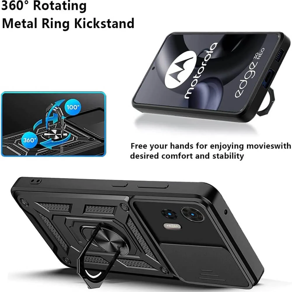 Husa Antisoc Motorola Edge 30 Neo cu Protectie Camera Negru TCSS [6]