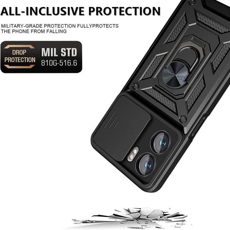 Husa Antisoc Oppo A57 4G / A57s / OnePlus Nord N20 SE cu Protectie Camera Negru TCSS [2]