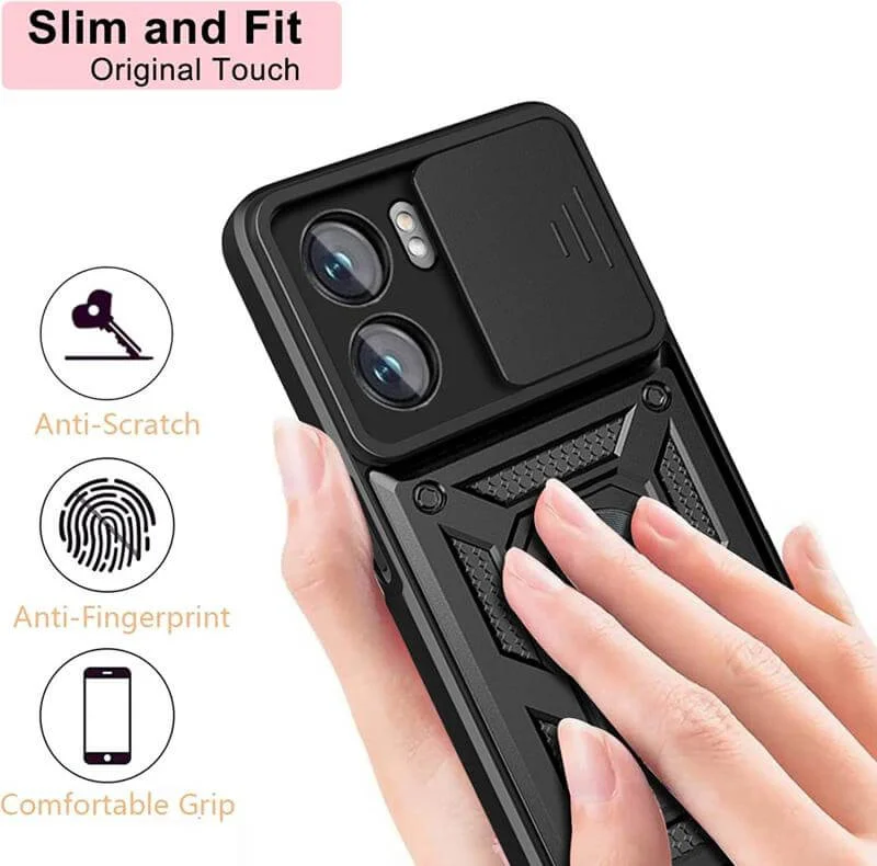 Husa Antisoc Oppo A57 4G / A57s / OnePlus Nord N20 SE cu Protectie Camera Negru TCSS [3]