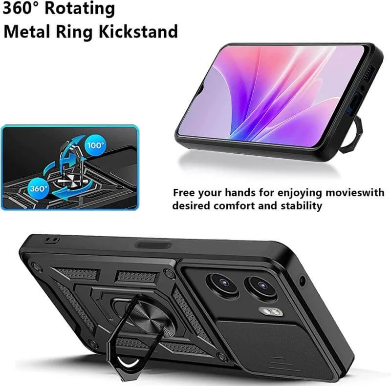 Husa Antisoc Oppo A57 4G / A57s / OnePlus Nord N20 SE cu Protectie Camera Negru TCSS [5]