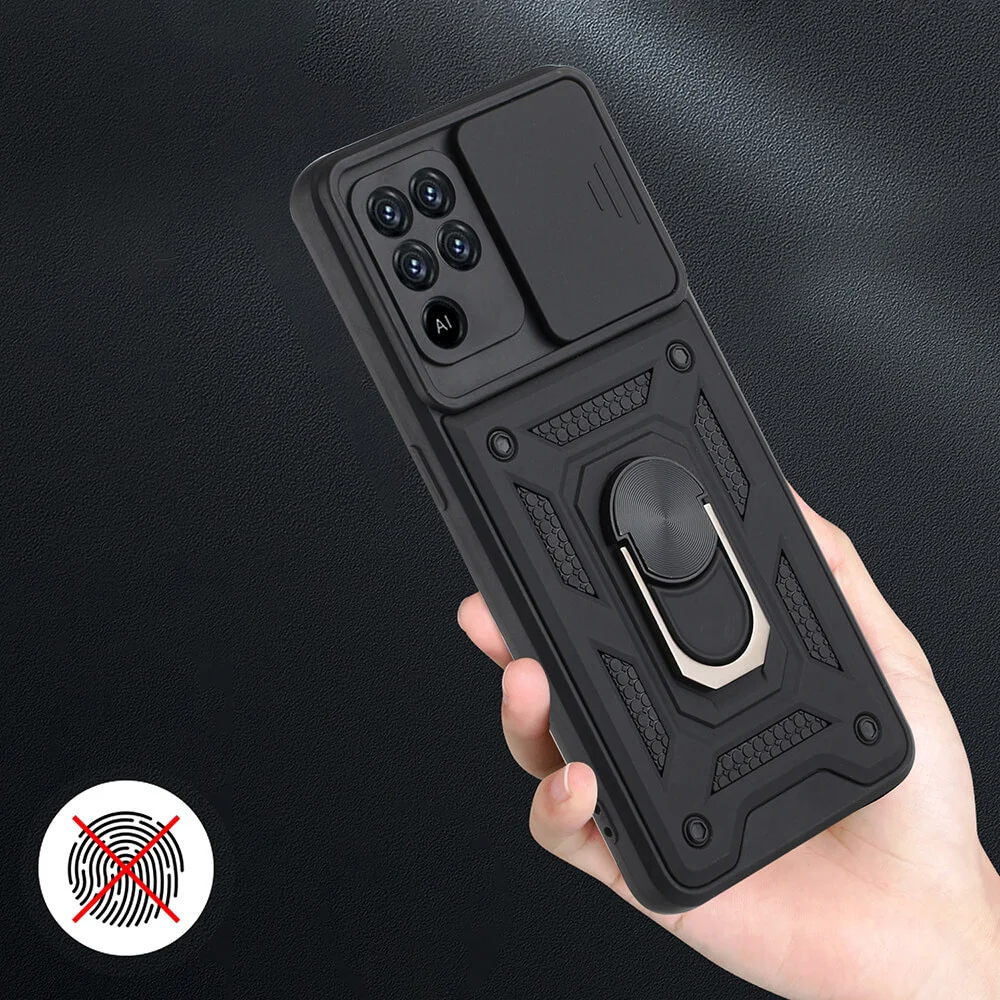Husa Antisoc Oppo A94 4G / Reno 5 Lite cu Protectie Camera Negru TCSS [6]