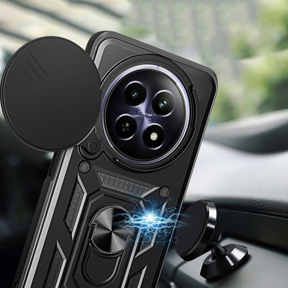 Husa Antisoc Oppo Reno12 F 4G / Reno12 F 5G / Reno12 FS  cu Protectie Camera Roz TCSS [5]