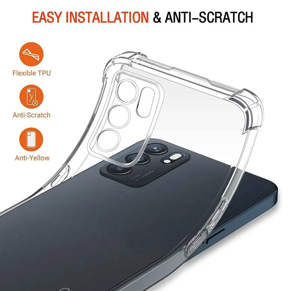 Husa antisoc Oppo Reno6 5G  silicon transparent TSHP [2]