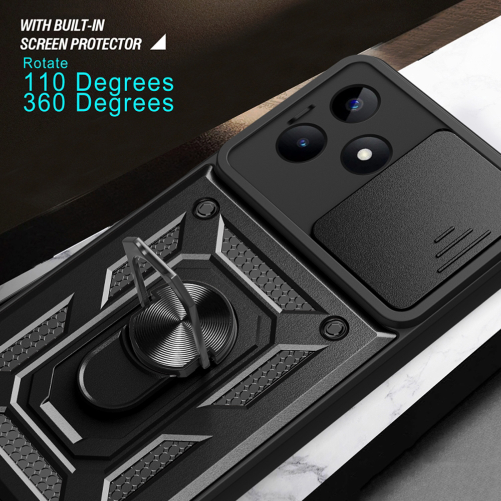 Husa Antisoc Realme C51 / Note 50 cu Protectie Camera Negru TCSS [5]