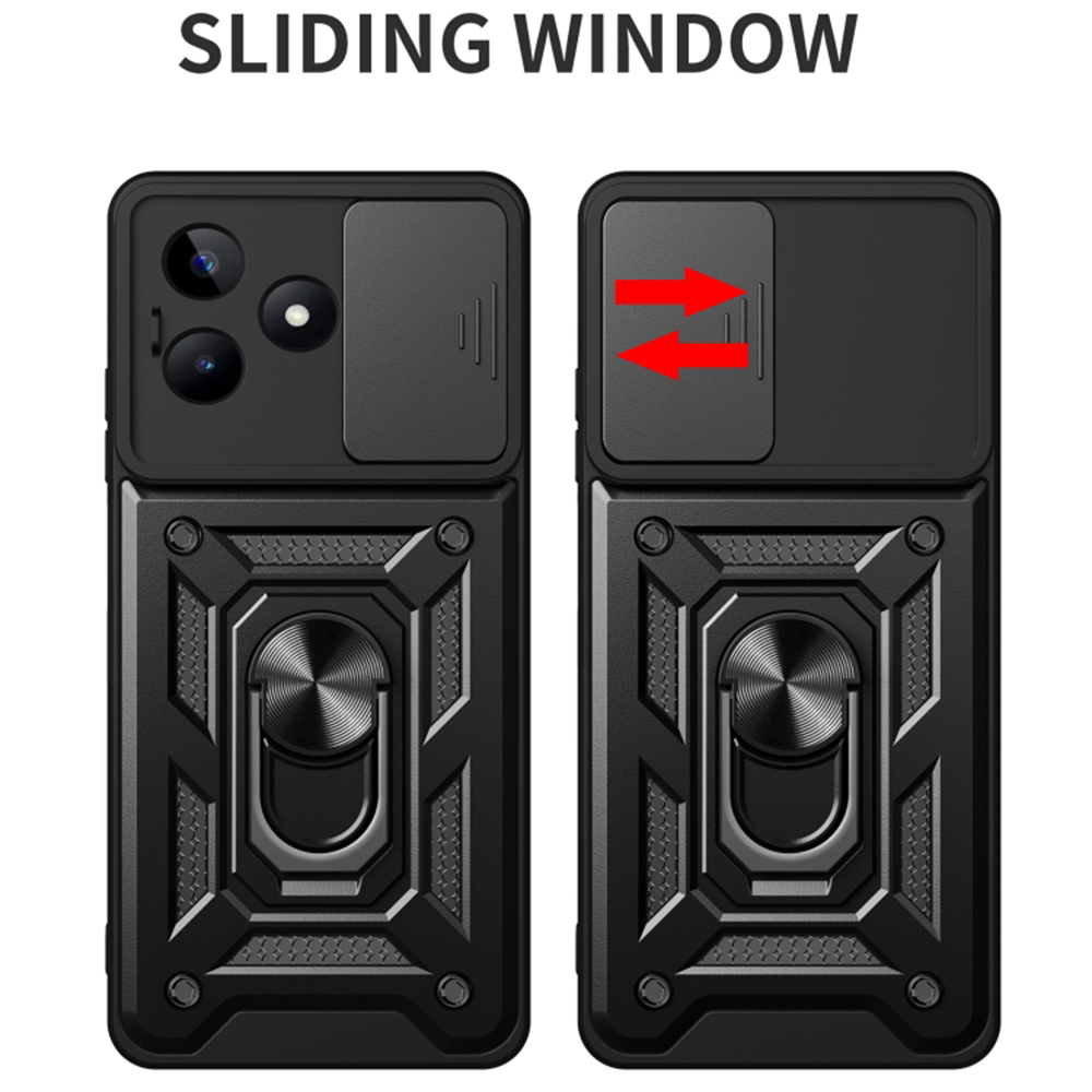 Husa Antisoc Realme C51 / Note 50 cu Protectie Camera Negru TCSS [2]