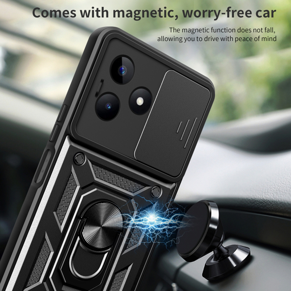 Husa Antisoc Realme C51 / Note 50 cu Protectie Camera Negru TCSS [3]