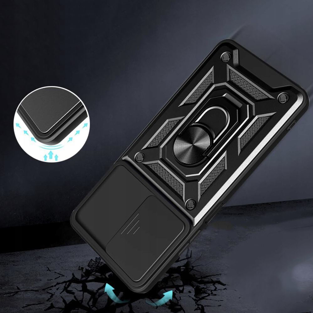Husa Antisoc Realme C67 4G  cu Protectie Camera Negru TCSS [2]