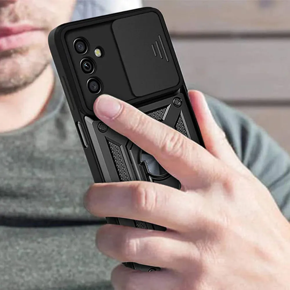 Husa Antisoc Samsung Galaxy A13 5G / A04s  cu Protectie Camera Negru TCSS [7]