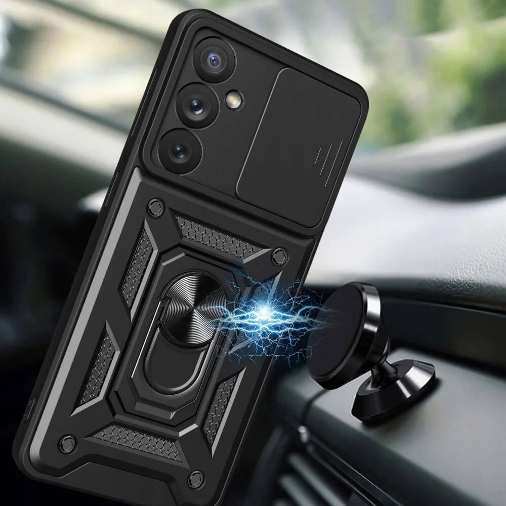 Husa Antisoc Samsung Galaxy A24 cu Protectie Camera Negru TCSS [5]