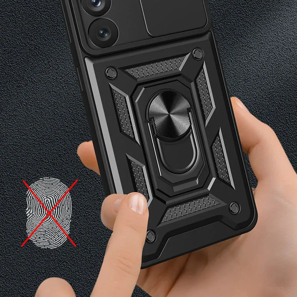 Husa Antisoc Samsung Galaxy S23 FE cu Protectie Camera Negru TCSS [7]