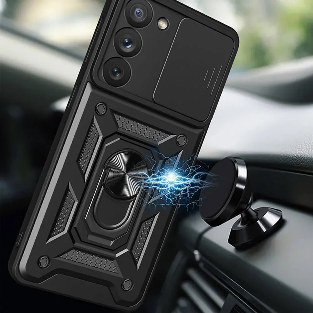 Husa Antisoc Samsung Galaxy S23 FE cu Protectie Camera Negru TCSS [4]