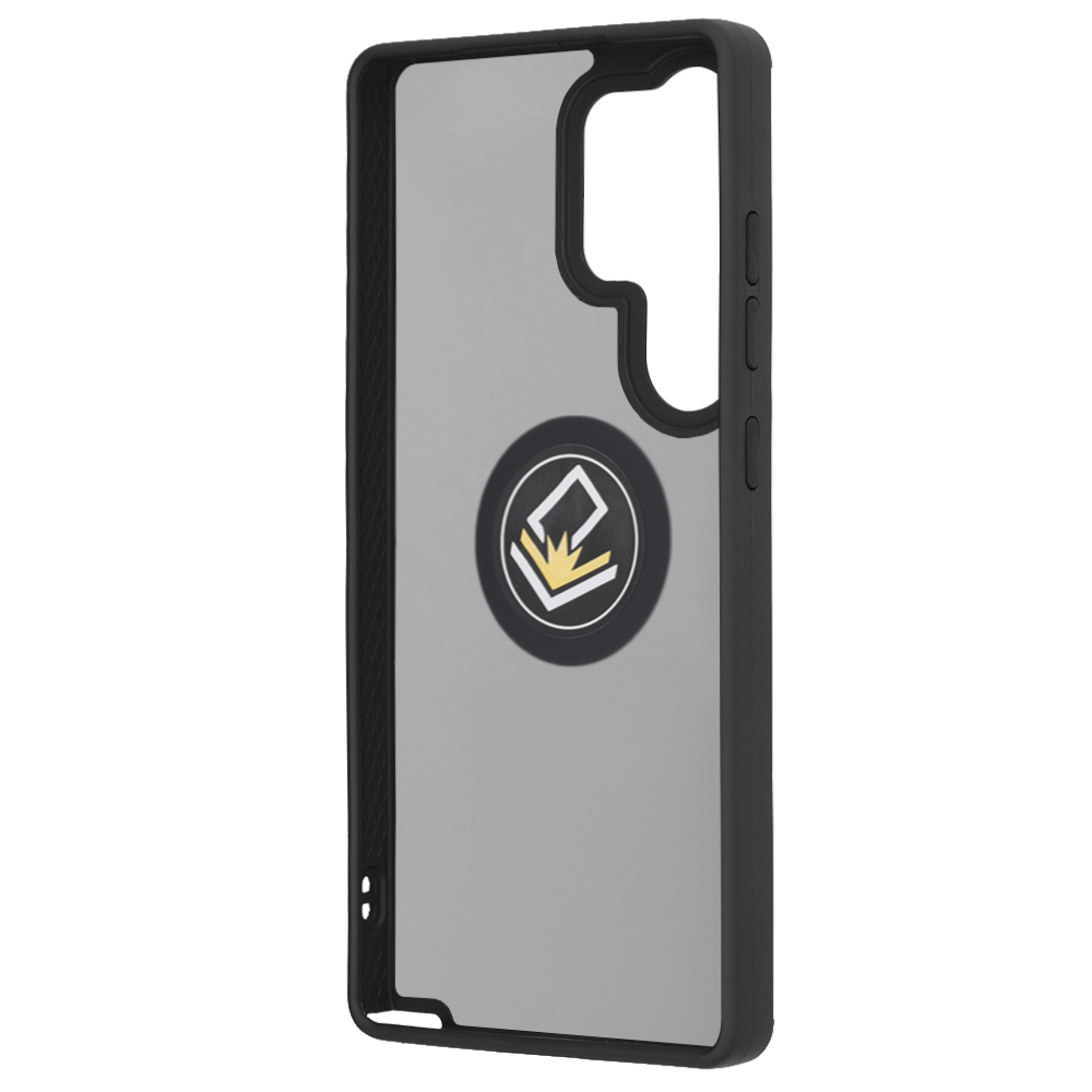 Husa Antisoc Samsung Galaxy S25 Ultra cu Inel Negru Stand Glinth [5]