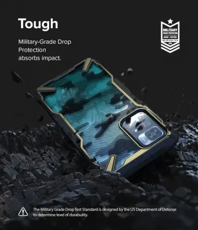 Husa antisoc Xiaomi Poco M4 Pro 5G Army Ringke FXD [3]