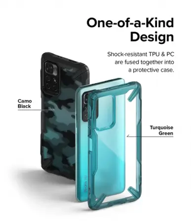 Husa antisoc Xiaomi Poco M4 Pro 5G Army Ringke FXD [5]