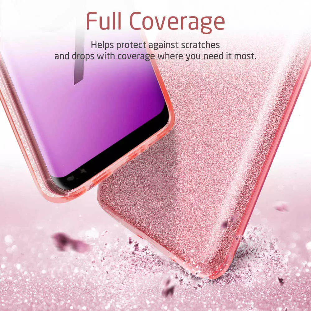 Husa Apple iPhone 12 Mini Sclipici Argintiu Silicon [4]