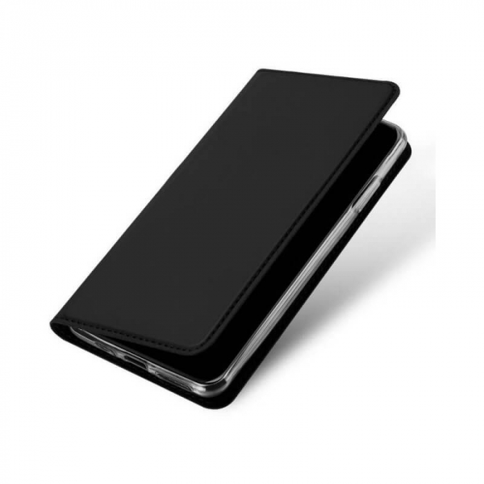 Husa Flip Apple iPhone 12Pro Tip Carte Negru Skin DuxDucis [4]
