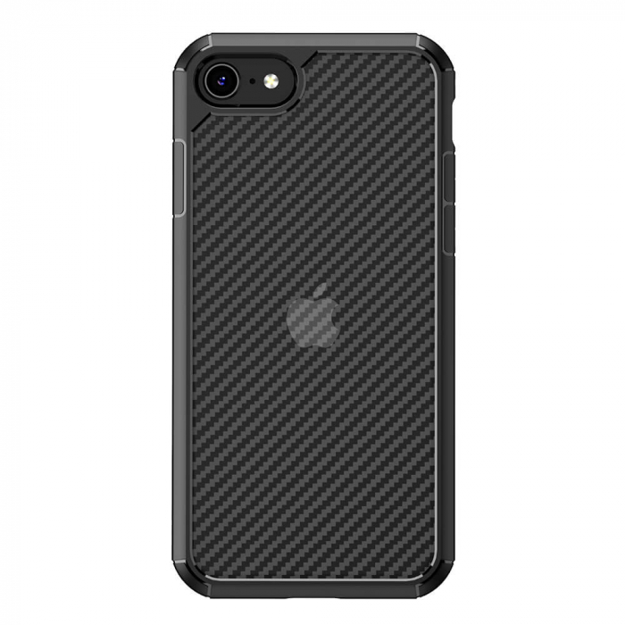 Husa Carbon iPhone 7 Negru Fuse [1]