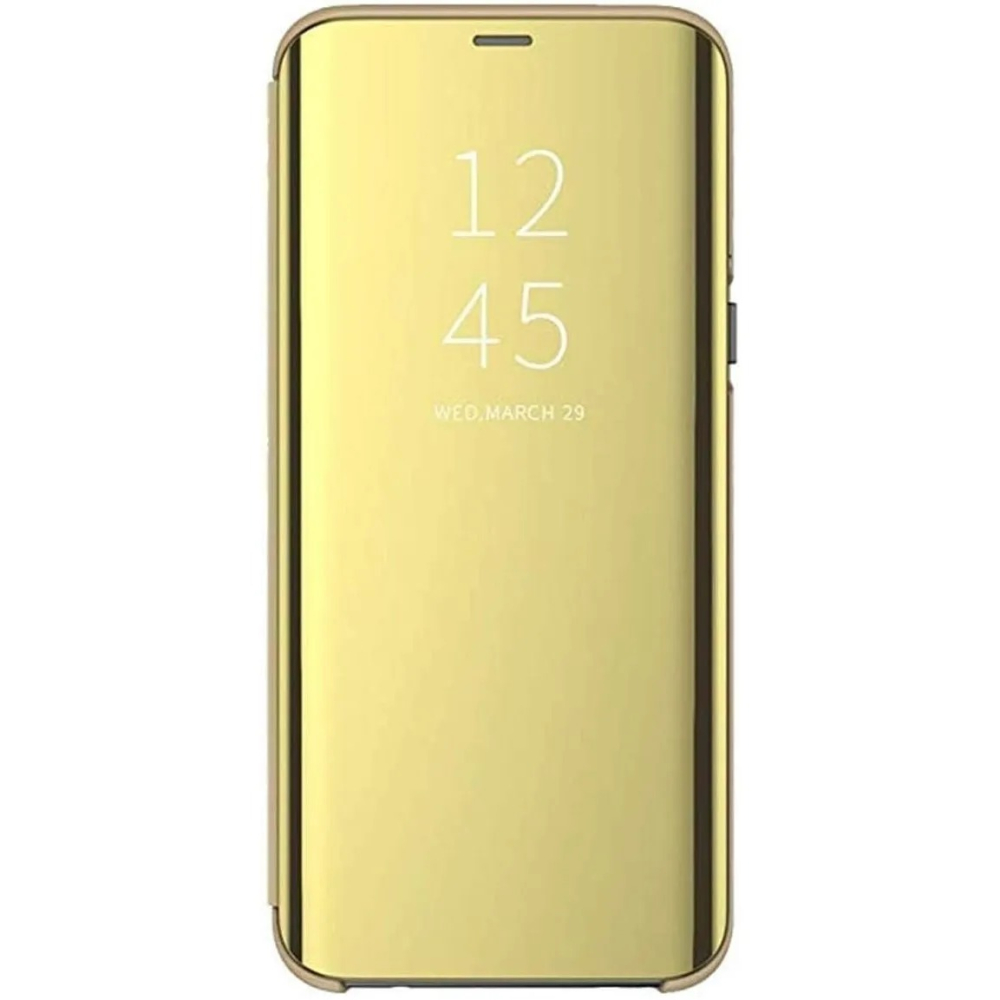 Husa Samsung Galaxy A01 2020 Clear View Gold [2]