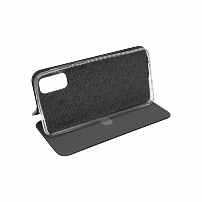 Husa Flip Samsung A51 Tip Carte Magnetica Negru Fit [6]