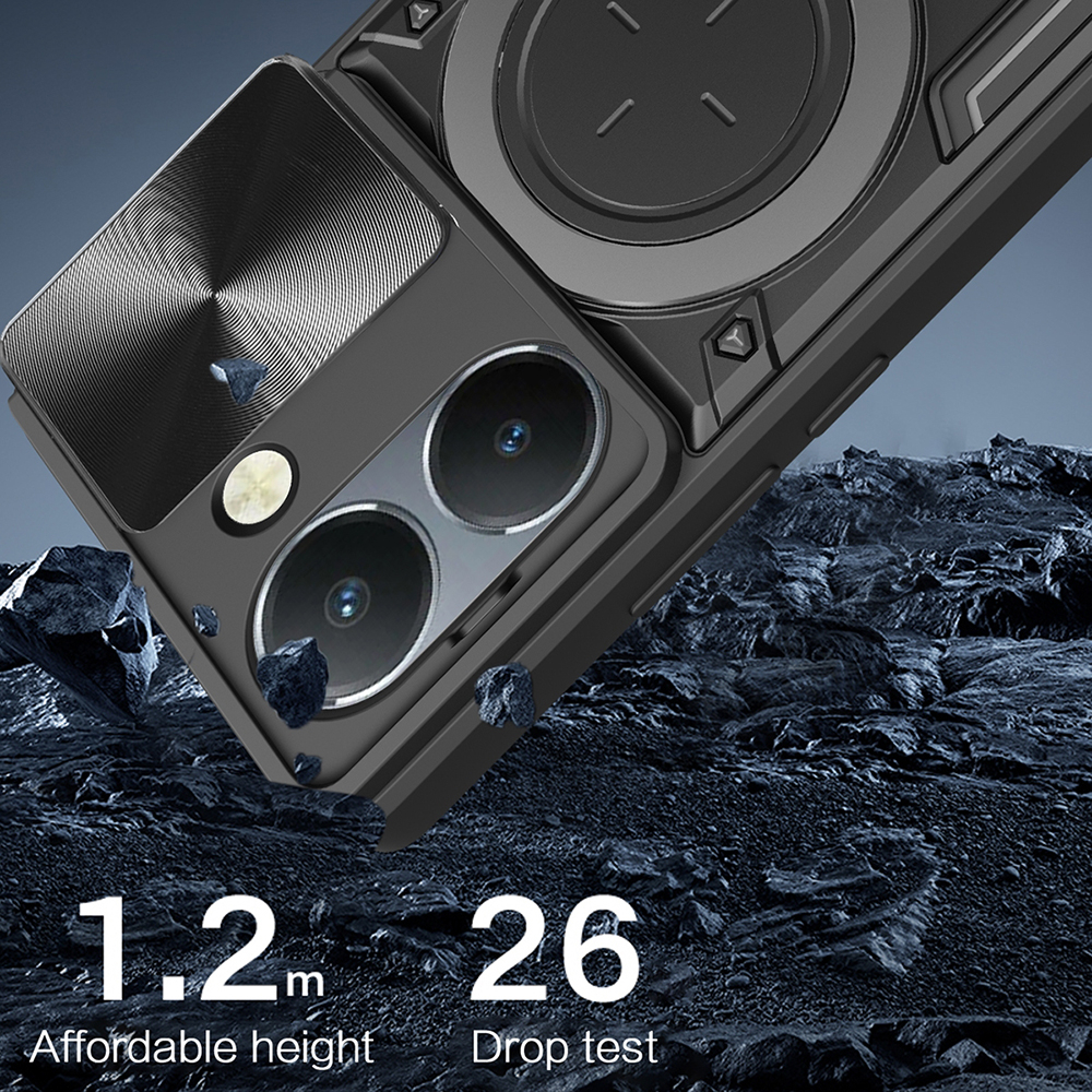 Husa Honor 200 Pro Antisoc cu Protectie Camera Negru TCGP [5]