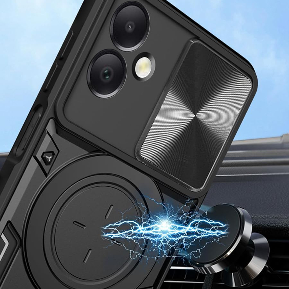 Husa Honor 200 Smart / X7c Antisoc cu Protectie Camera Roz Auriu TCGP [5]