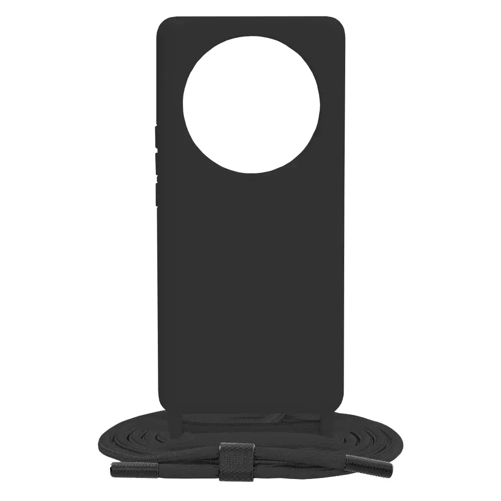 Husa Honor Magic5 Lite Silicon + Microfibra Negru CLT [2]