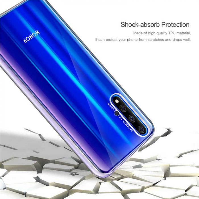 Husa Huawei Nova 5T / Honor 20 Full Cover 360 Grade Transparenta [3]
