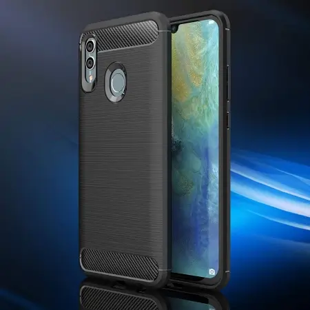 Husa Huawei P Smart 2019 Carbon Negru Techsuit [6]