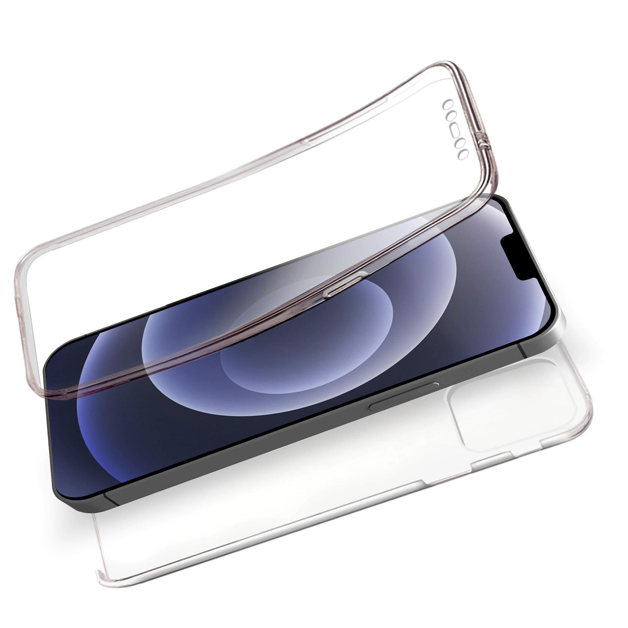 Husa iPhone 11 Pro 360 Grade Silicon Fata Spate Transparenta [2]