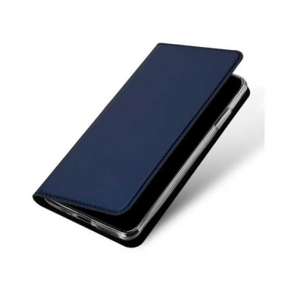 Husa iPhone 11 Pro Max 2019 Toc Flip Tip Carte Portofel Bleumarin Piele Eco Premium DuxDucis [4]