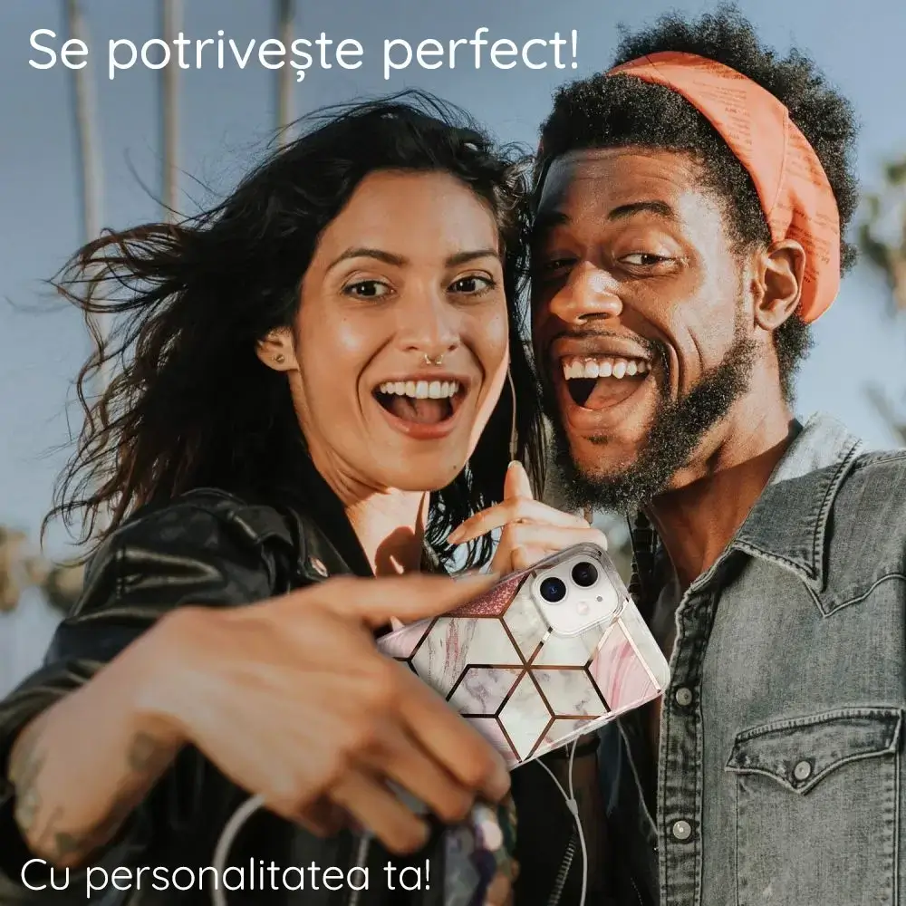 Husa iPhone 11 Verde cu Imprimeu Marmura Techsuit [5]