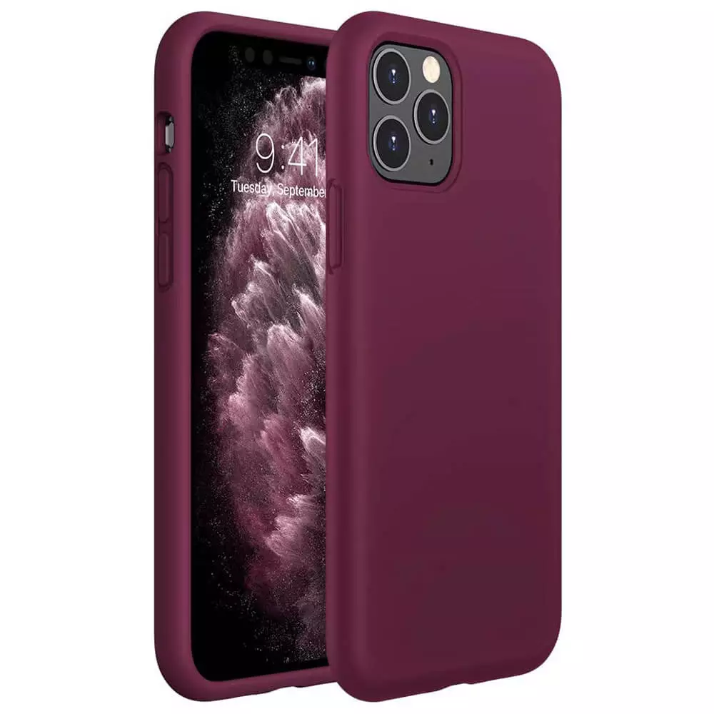 Husa iPhone 12 Pro Silicon Mov Slim Mat cu Microfibra SoftEdge [4]