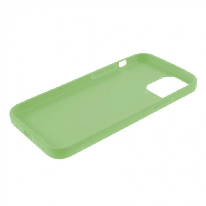 Husa iPhone 12 Mini Verde Silicon Slim protectie Carcasa [4]