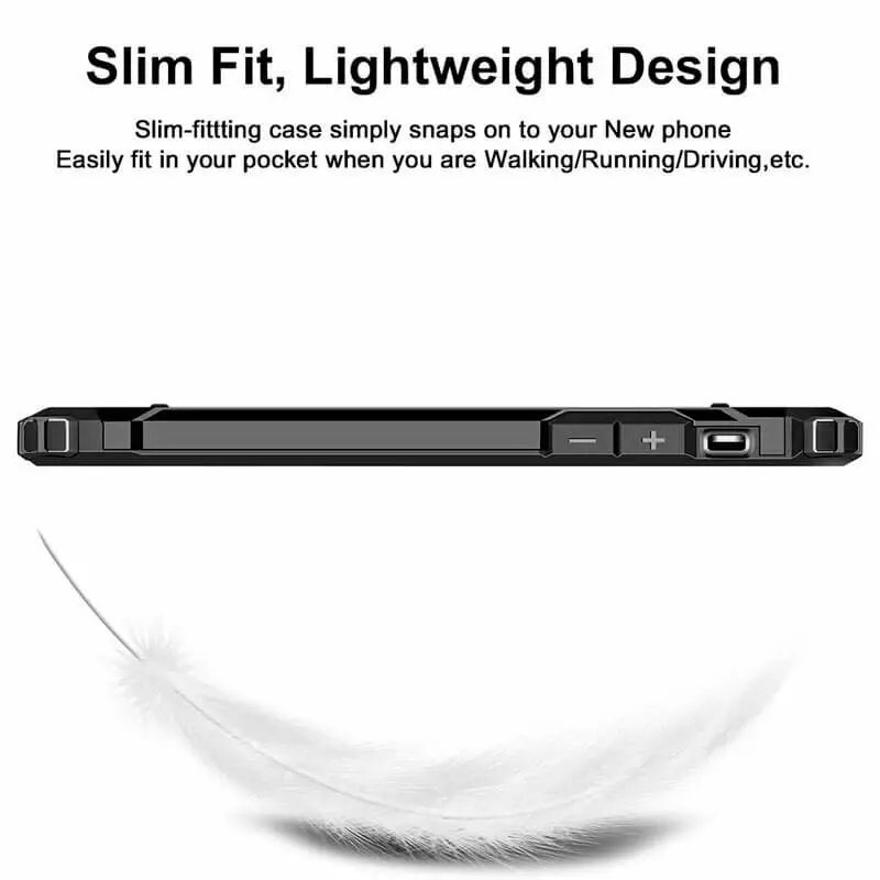 Husa iPhone 13 Pro Max Silicon Antisoc Negru Hybrid Armor [4]