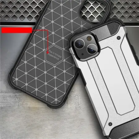 Husa iPhone 13  Silicon Antisoc Negru Hybrid Armor [6]