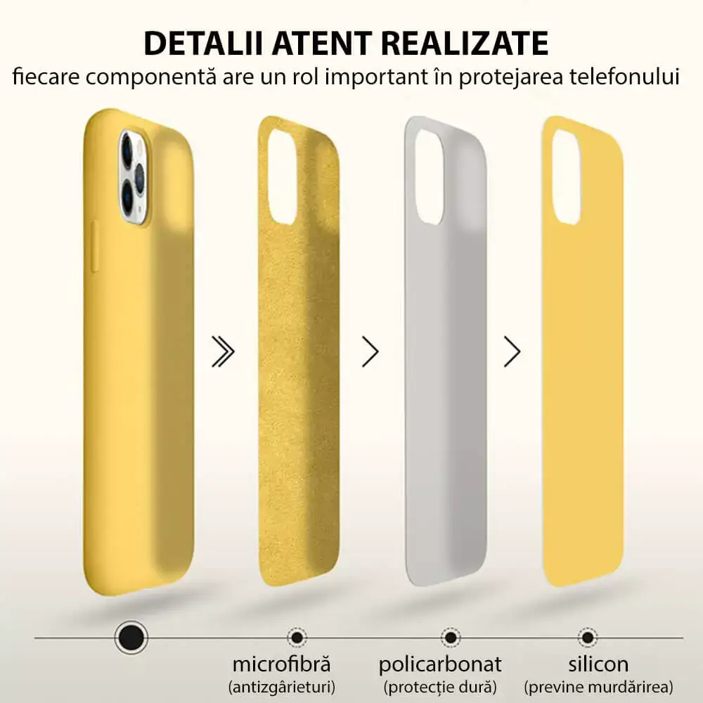 Husa iPhone 14 Plus Silicon Mov Slim Mat cu Microfibra SoftEdge [11]